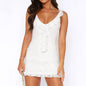 Women's Lace Skirt With Suspenders Dress