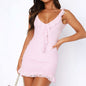 Women's Lace Skirt With Suspenders Dress